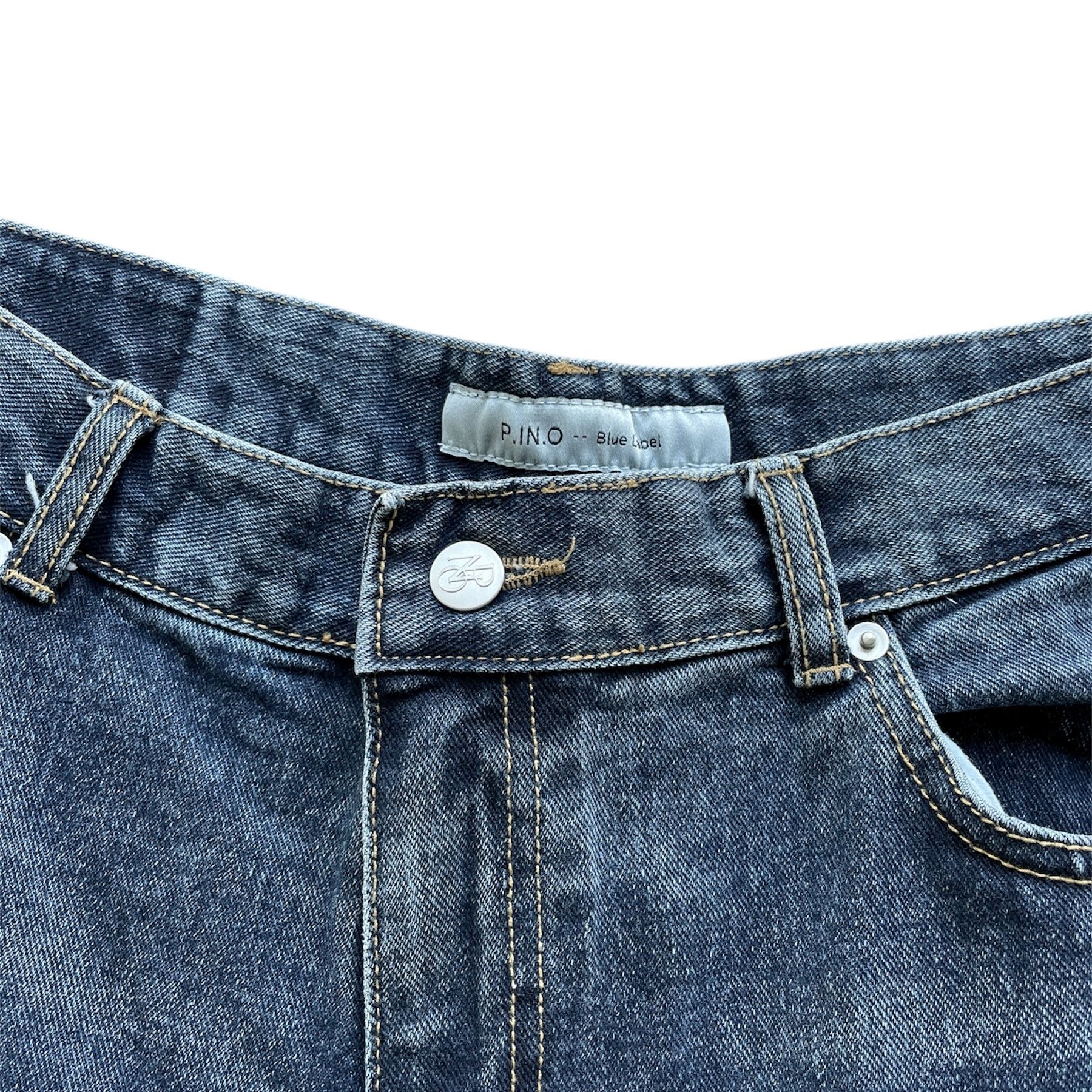 Japanese Brand Baggy skater hiphop washed denim jeans Size US 34 / EU 50 - 5 Thumbnail