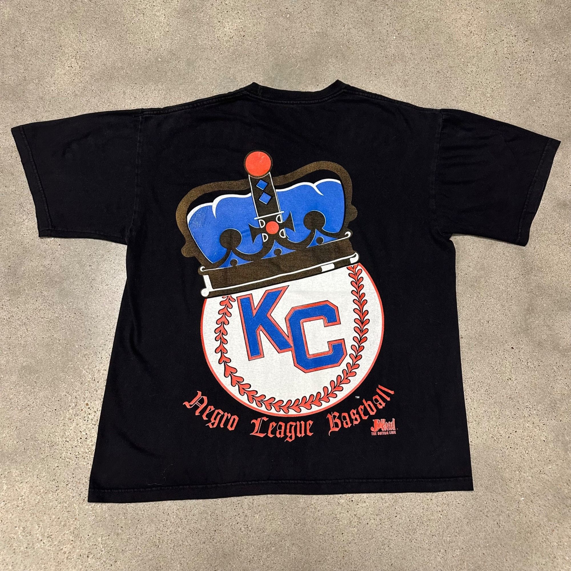 Vintage Vintage Kansas City Monarchs Negro League Baseball Shirt Size US XL / EU 56 / 4 - 3 Thumbnail