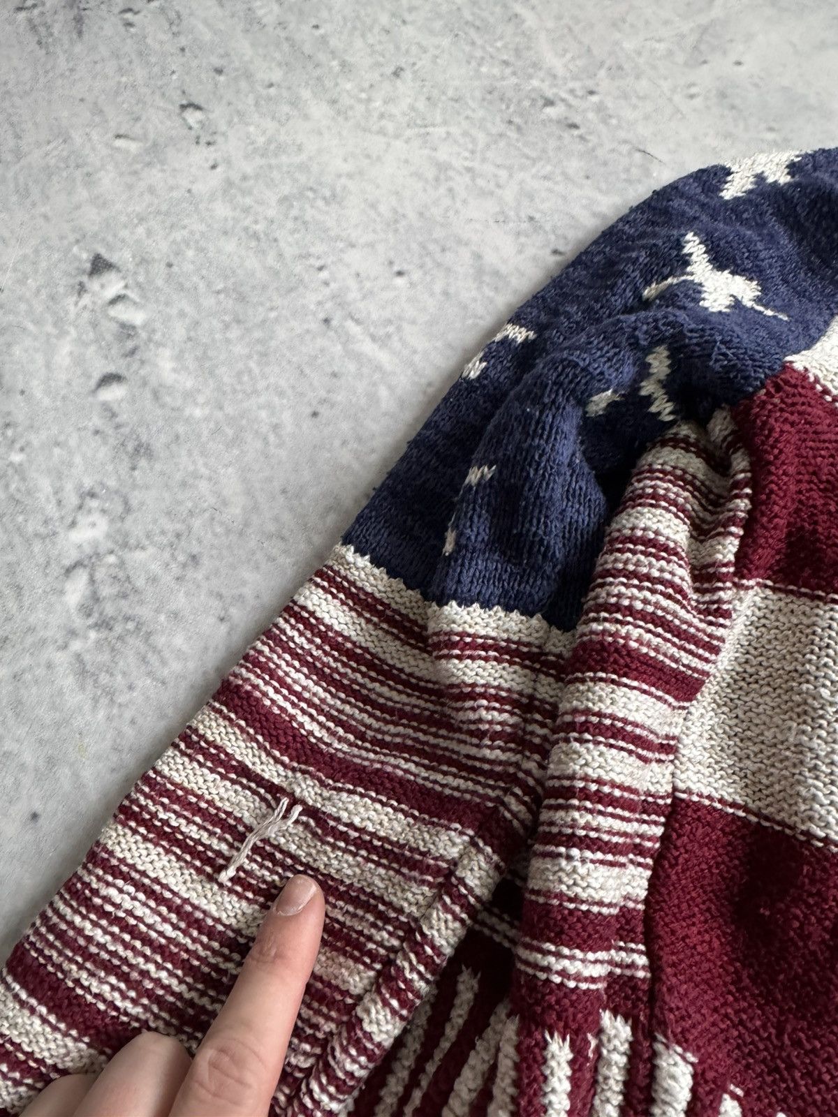 Vintage Vintage Tally Weijl USA FLAG ASAP CARDIGAN XS Size XS / US 0-2 / IT 36-38 - 6 Thumbnail
