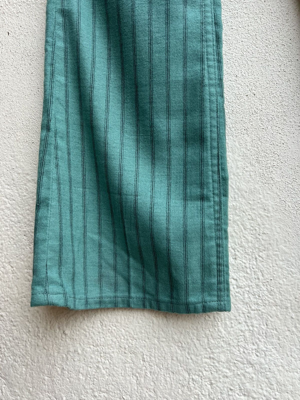 Lee Vintage 70s LEE Usa Suede Cotton Striped Super Flare Pant Size US 27 - 10 Thumbnail