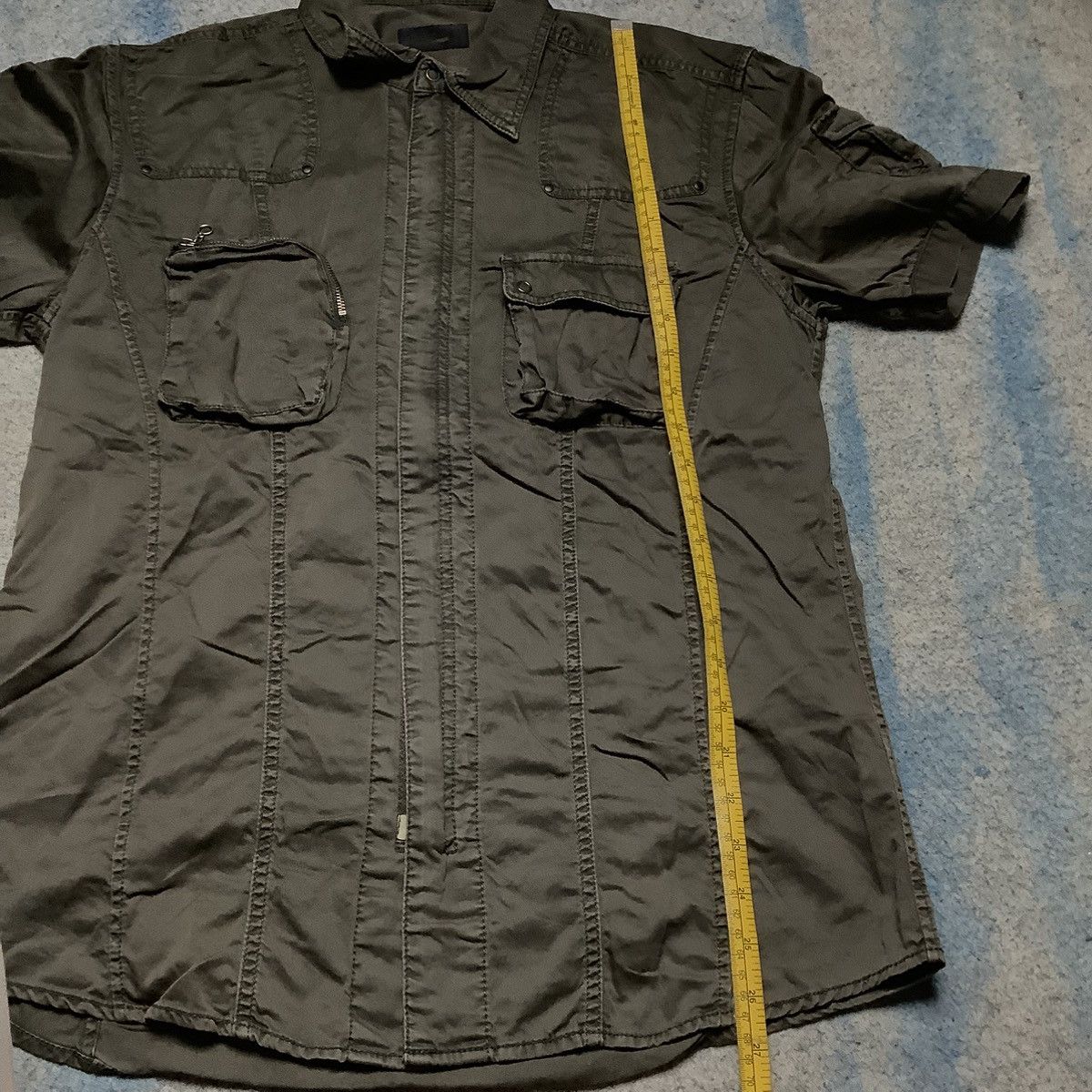 Issey Miyake × Le Grande Bleu (L.G.B.) × Tete Homme Vintage Bondage Military Issey Miyake Tete Homme Size US M / EU 48-50 / 2 - 13 Thumbnail