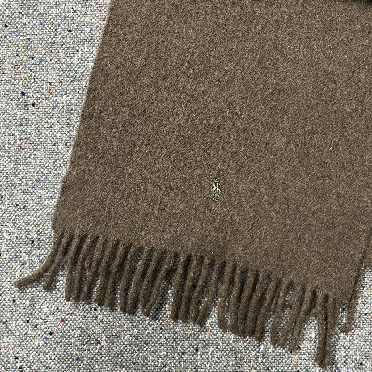 Ralph Lauren Vintage Ralph Lauren Brown Heather “Lamb Wool Scarf” Size ONE SIZE - 2 Thumbnail