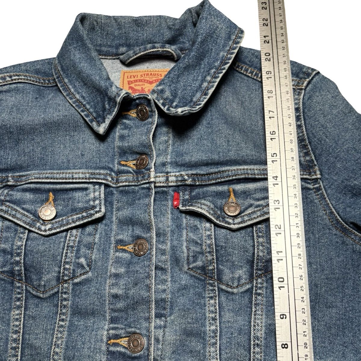Levi's Levi's Women's Denim Original Trucker Jacket Size Medium Size M / US 6-8 / IT 42-44 - 5 Thumbnail