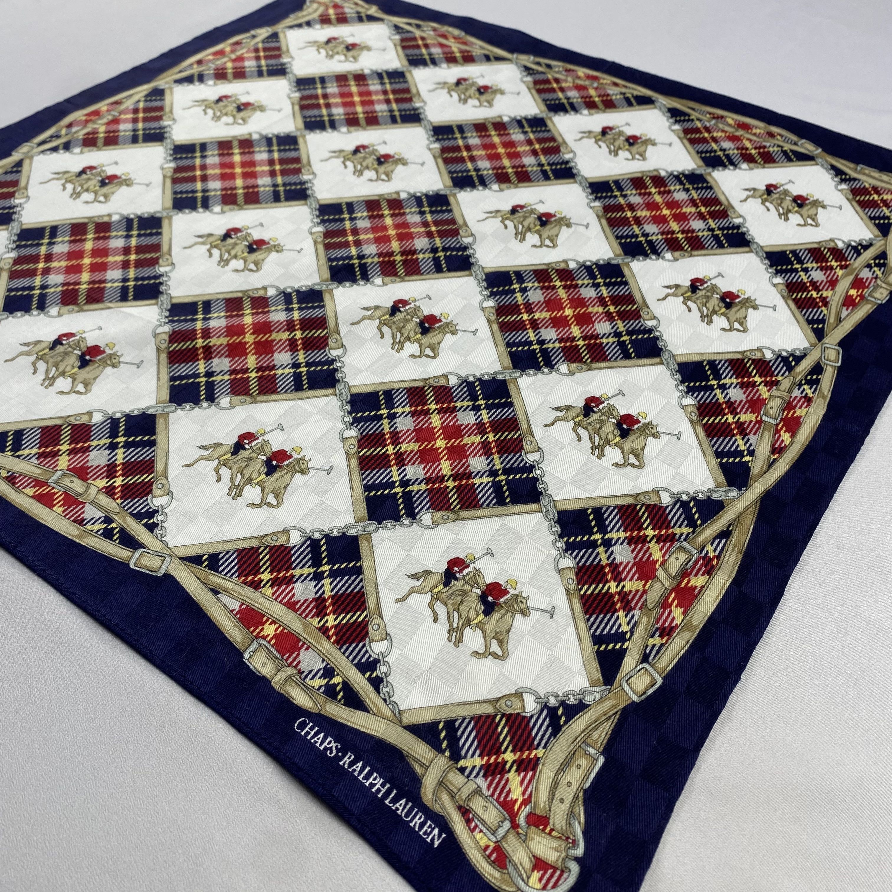 Chaps Ralph Lauren × Vintage Chaps Ralph Lauren Bandana/ Handkerchief / Neckerchief-P1029 Size ONE SIZE - 2 Thumbnail