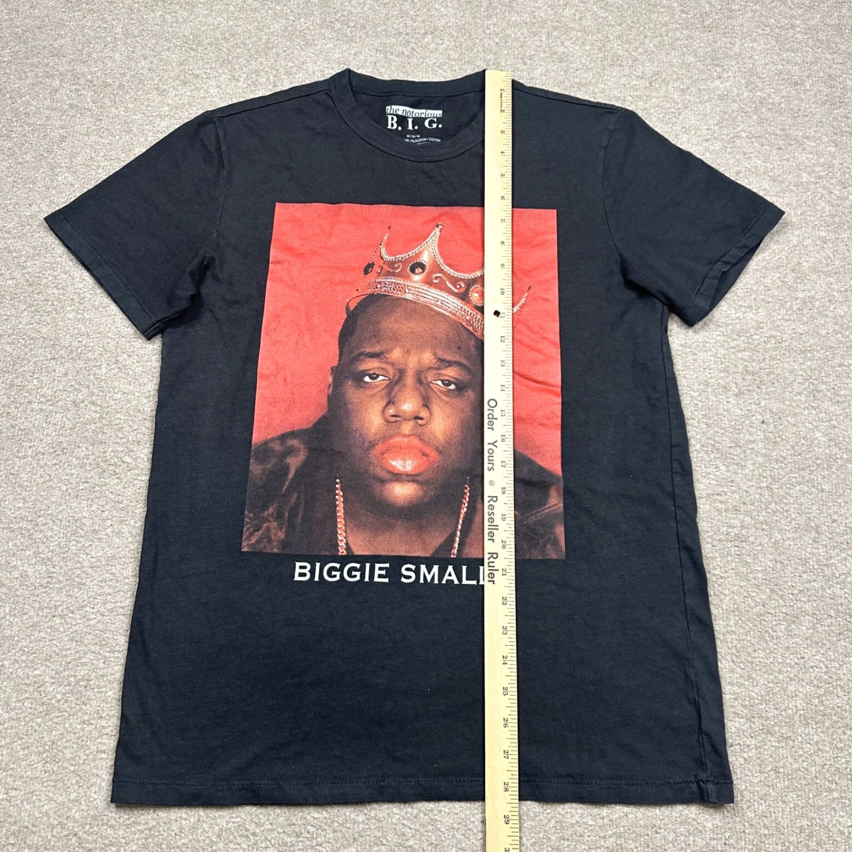 Vintage The Notorious BIG T-Shirt Mens M Black Short Sleeve Hip Hop Rap Tee Size US M / EU 48-50 / 2 - 3 Thumbnail
