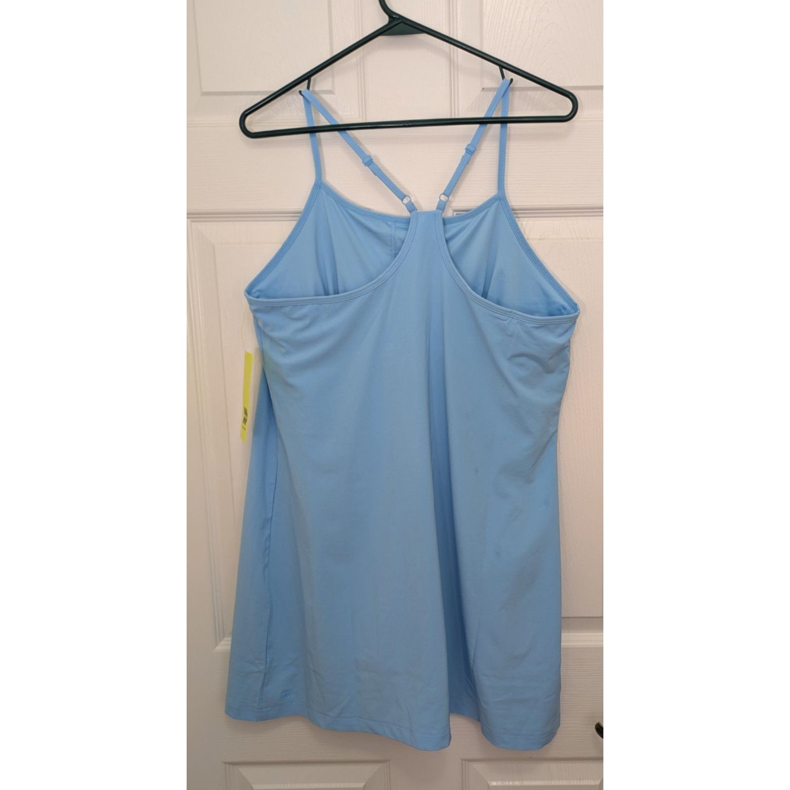 Target Basics Womens Flex Strappy Active Dress Lt Blue Inner Pockets Large Size L / US 10 / IT 46 - 2 Thumbnail