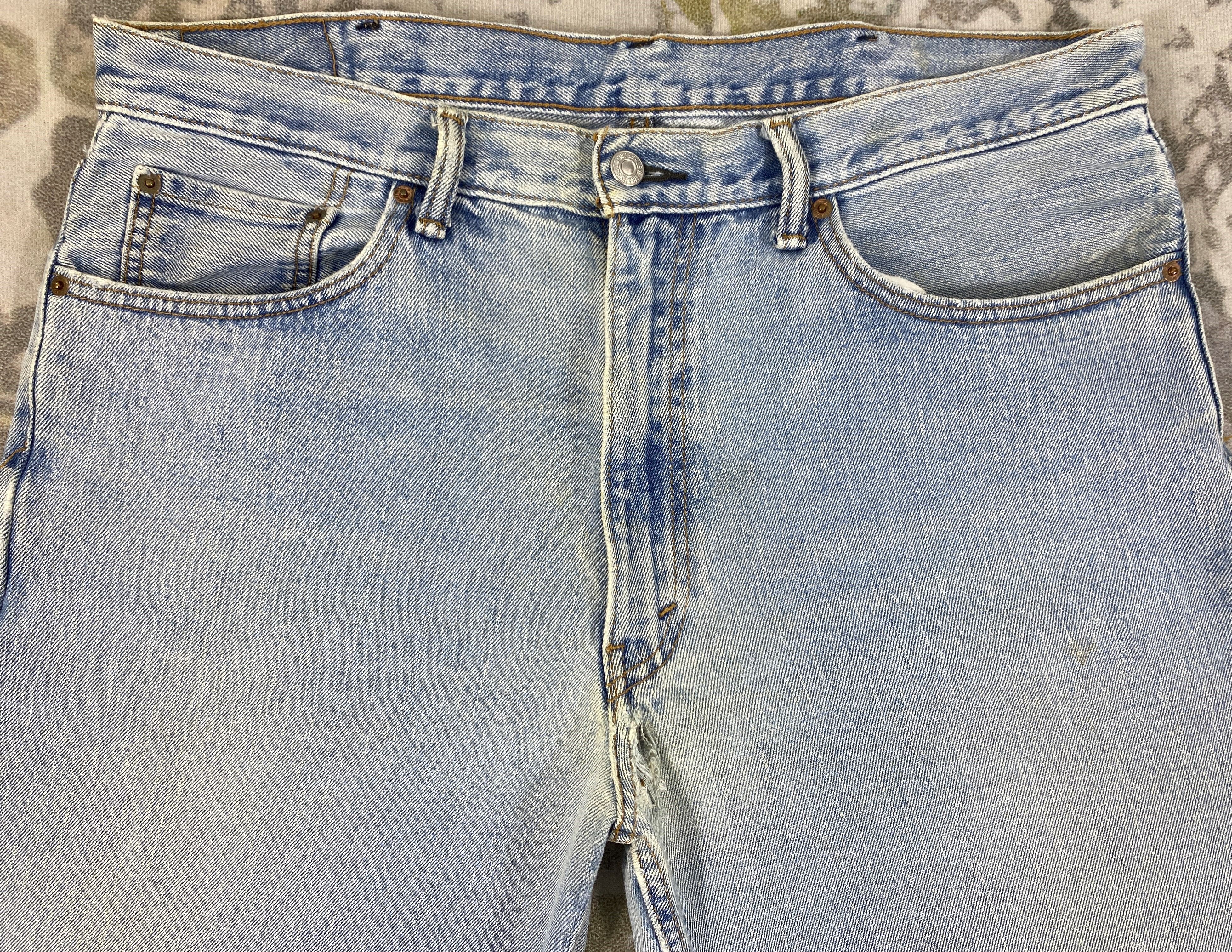 Japanese Brand Light Blue Vintage Levi's Jeans 38x31.5 Denim -JN1452 Size US 38 / EU 54 - 3 Thumbnail