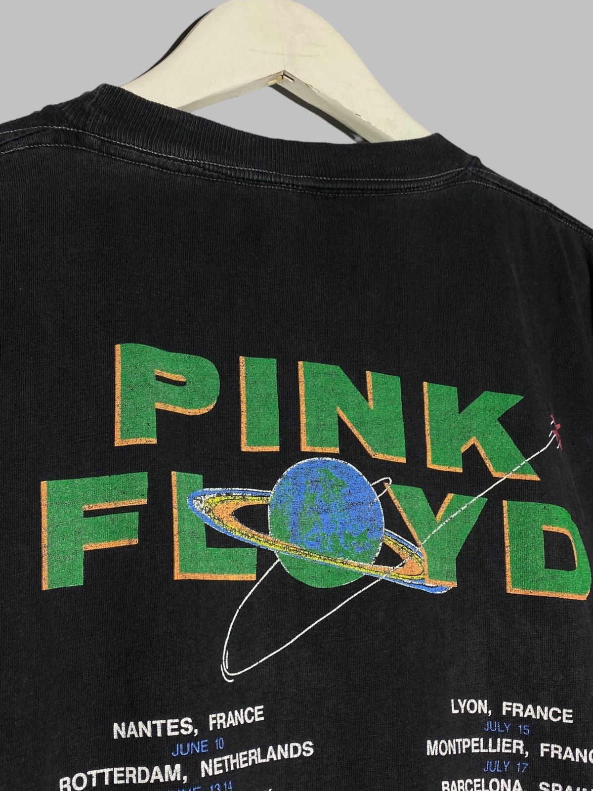 Band Tees × Pink Floyd × Vintage Vintage 1987 Pink Floyd Europe Tour Single Stitch T-Shirt Size US L / EU 52-54 / 3 - 14 Thumbnail