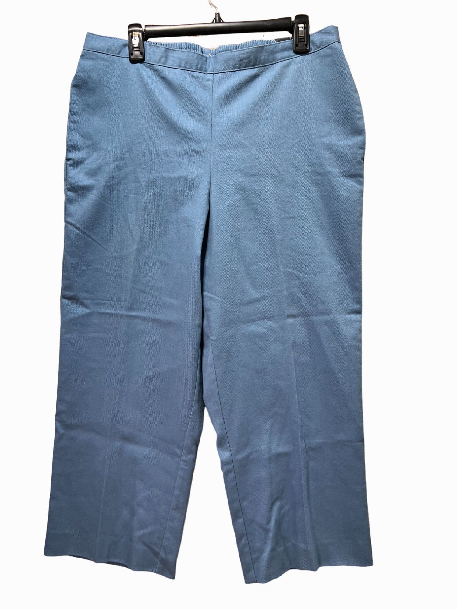 Other Alfred Dunner Women's Pull-On Elastic Waist Pant - Light Blu Size 38" / US 16 / IT 52 - 1 Thumbnail