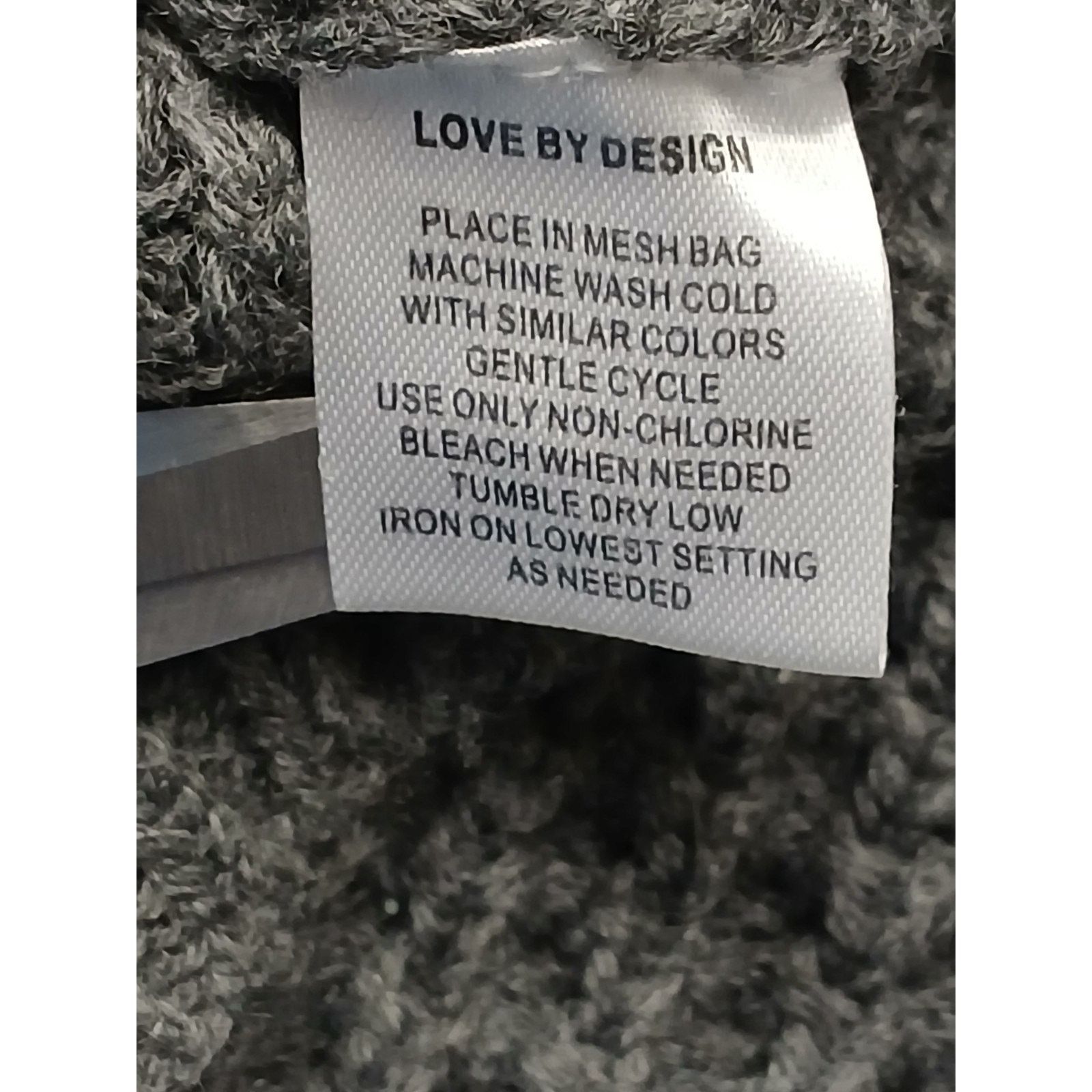 Other Love By Design (Medium) Unisex Gray Waffle Knit Sweatshirt Size M / US 6-8 / IT 42-44 - 6 Thumbnail
