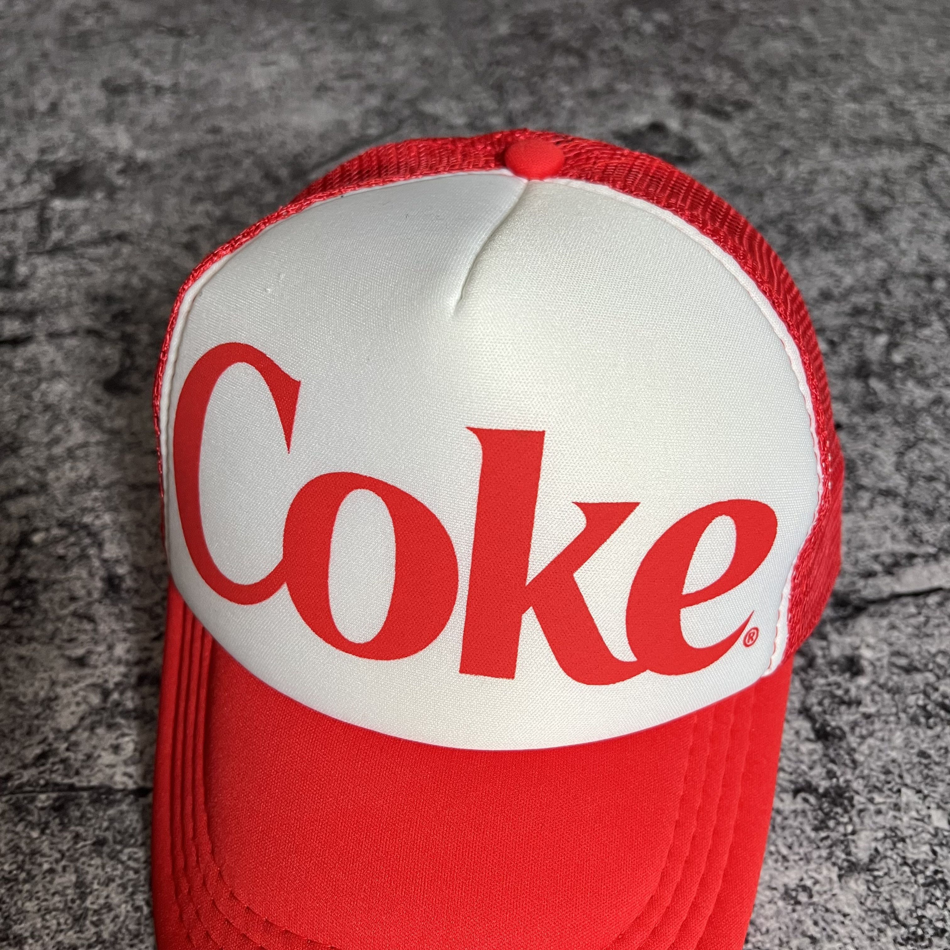 Coca Cola Vintage Coca Cola Trucker Cap Coke Big Logo Size One Size Size ONE SIZE - 4 Thumbnail
