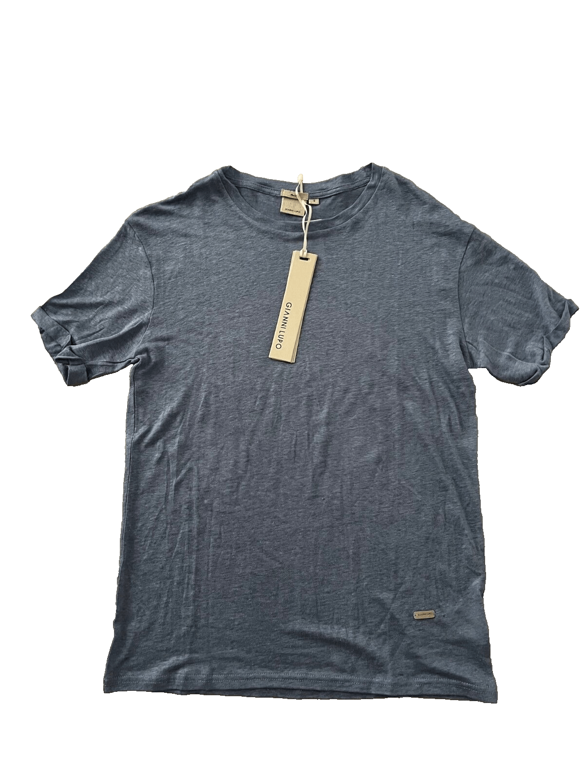Gianni Lupo Linen Tee Light Blue ( S )