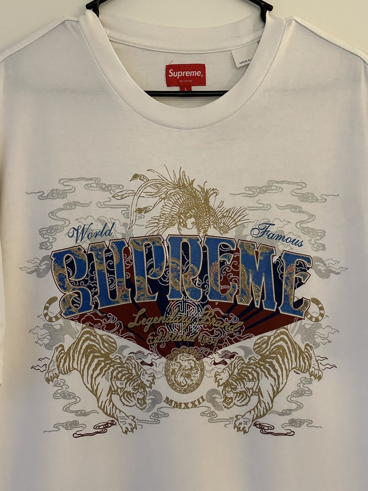 Supreme Supreme Legendary S/S Top Tee Size US L / EU 52-54 / 3 - 2 Thumbnail