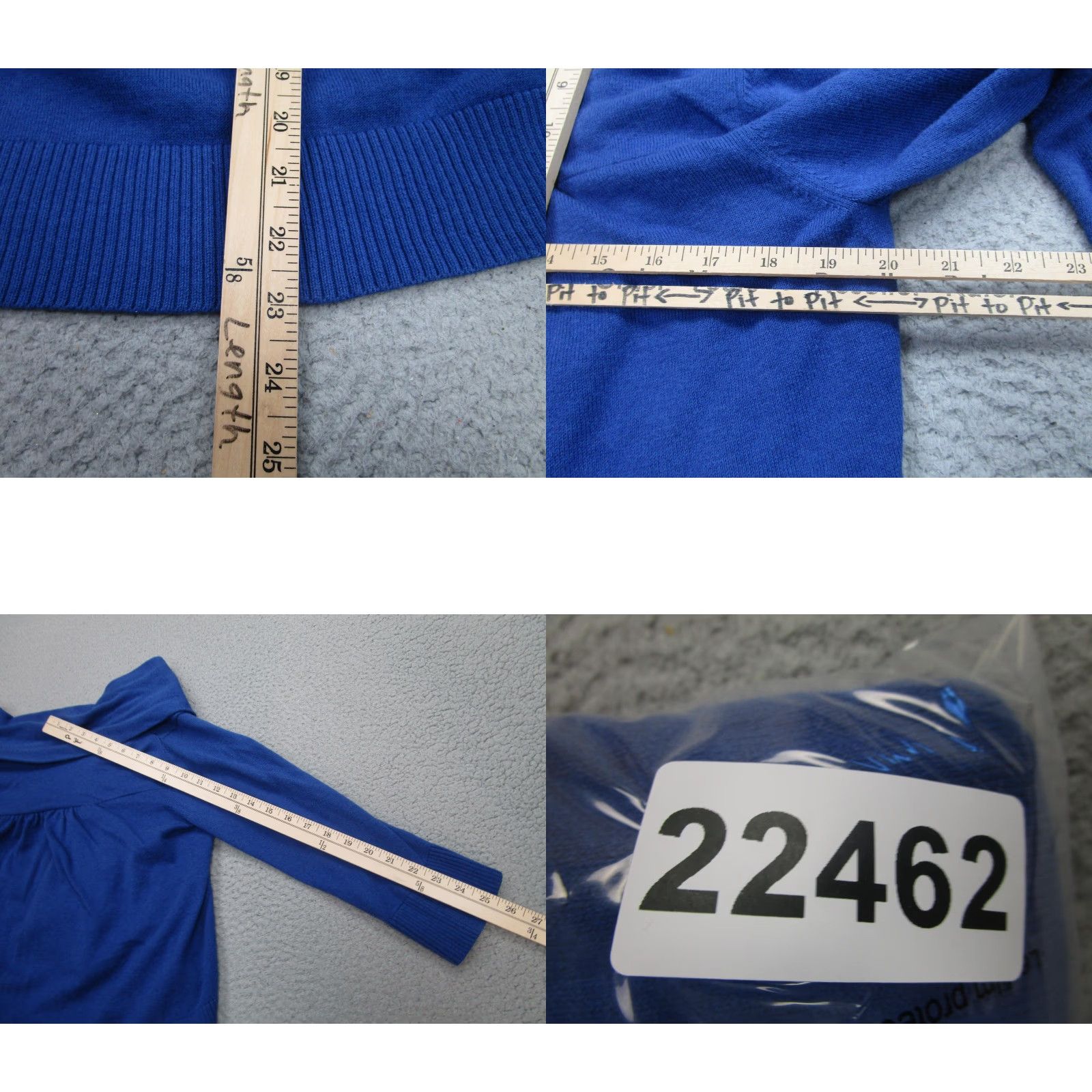 Eileen Fisher Eileen Fisher Cardigan Sweater Womens Large Blue Organic Cotton Open Front Size L / US 10 / IT 46 - 8 Thumbnail