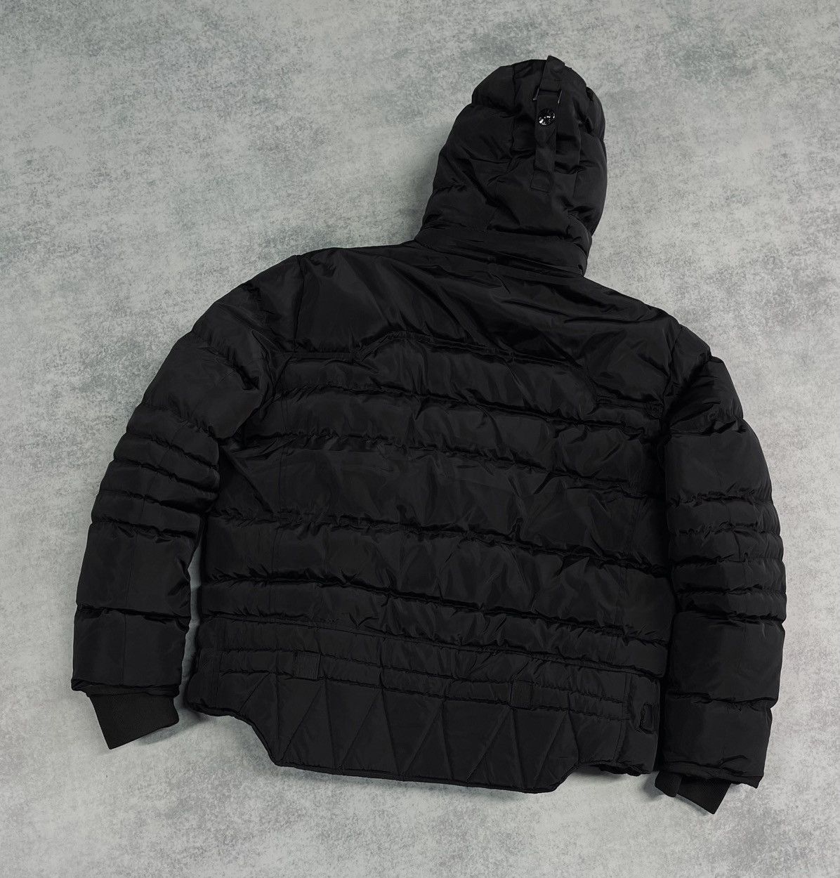 Wellensteyn Wellensteyn Men’s Black Down Bomber Jacket Size XL Hooded Size US XL / EU 56 / 4 - 20 Thumbnail