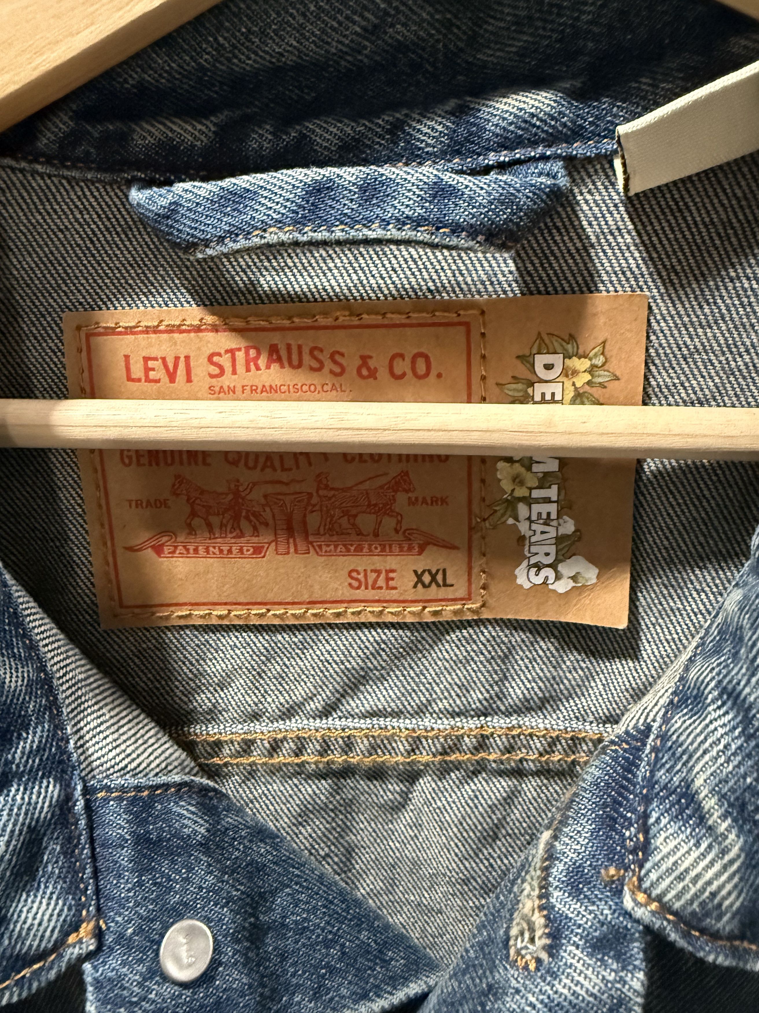 DENIM TEARS × Levi's Denim tears levi's denim jacket Size US XXL / EU 58 / 5 - 4 Thumbnail