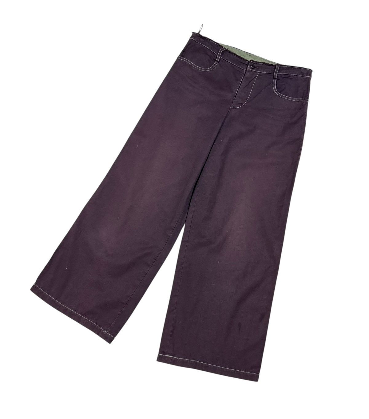 Issey Miyake Vtg🔥Issey Miyake(Sunoa Kuwahara)Baggy Cotton Pant Size US 30 / EU 46 - 6 Thumbnail