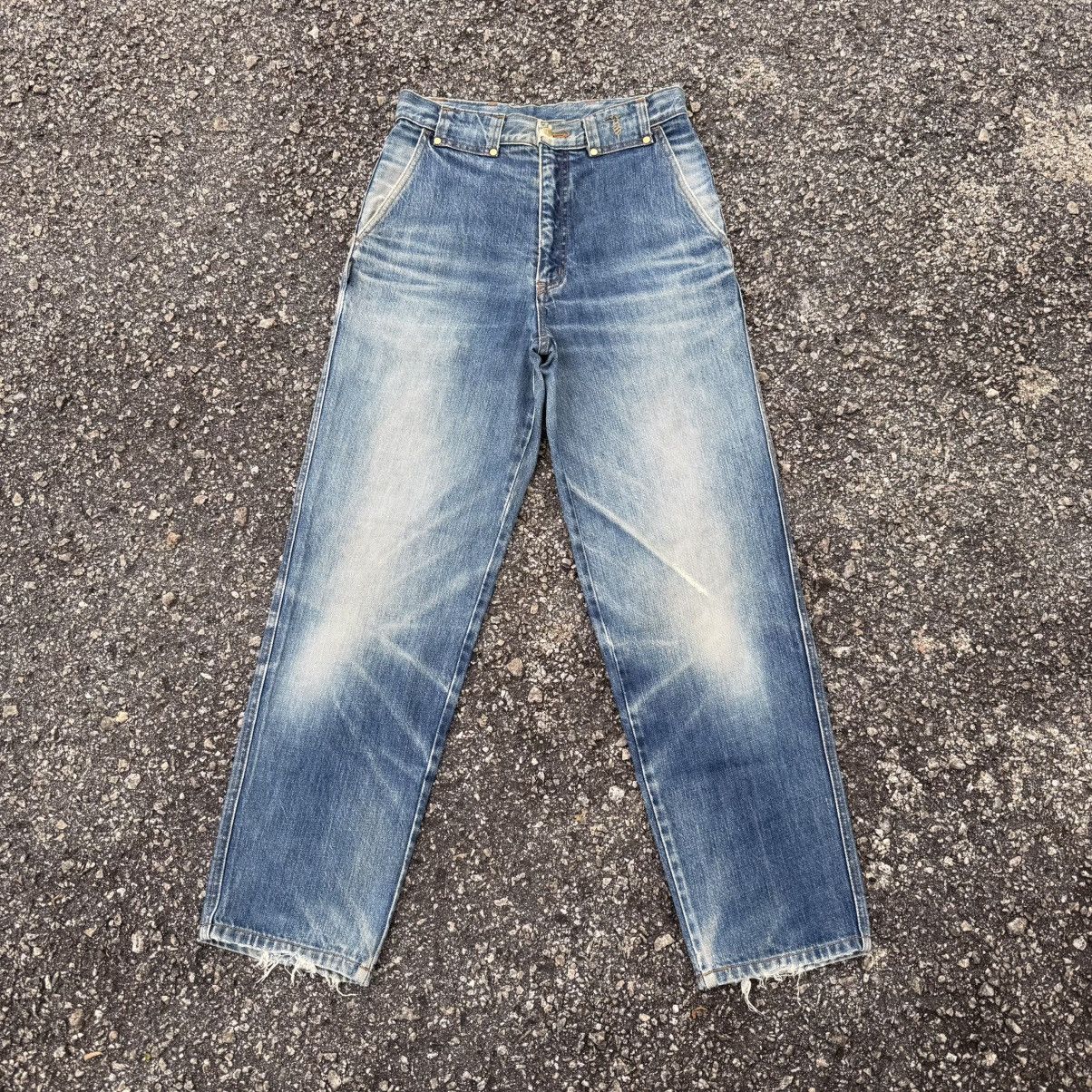 Trussardi VINTAGE TRUSSARDI FADED DENIM JEAN PANTS W29 Size US 29 - 2 Thumbnail