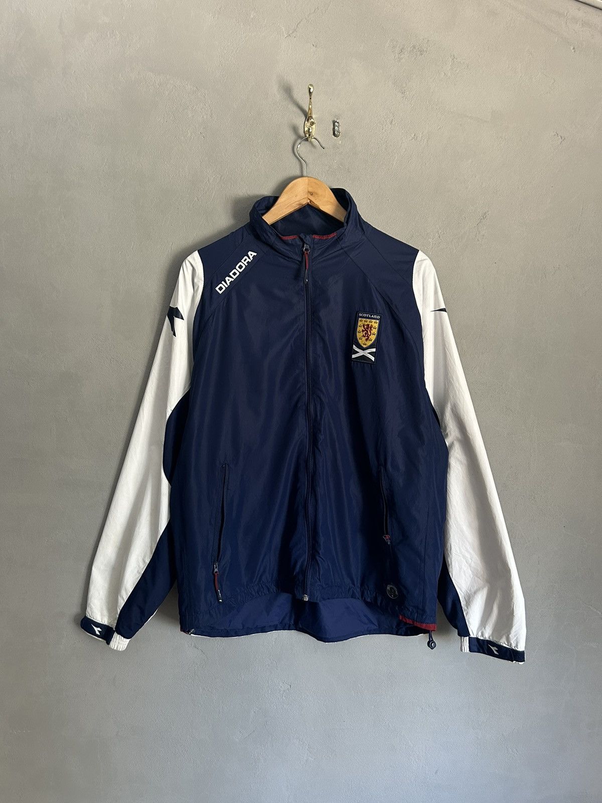 Diadora Scotland 2000 Diadora training football jacket coat Size US L / EU 52-54 / 3 - 1 Thumbnail