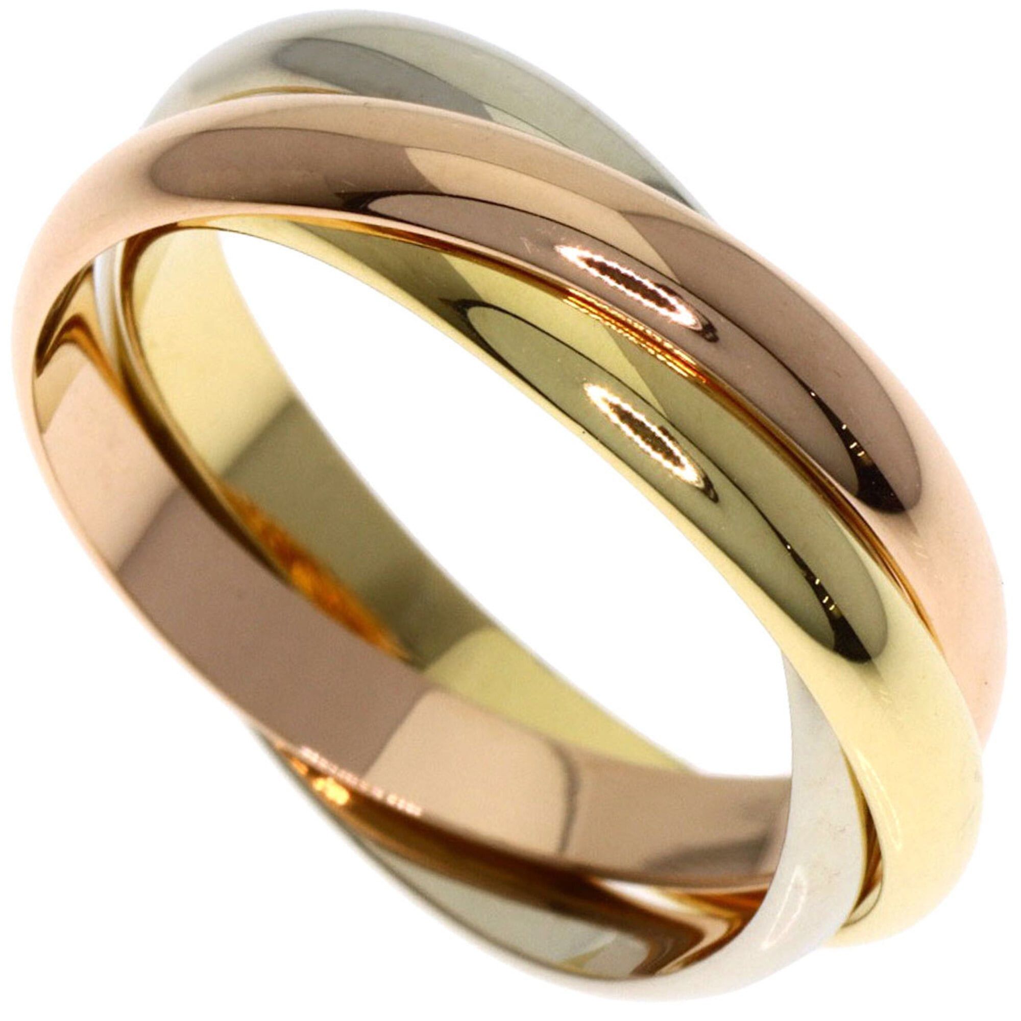 Cartier Cartier Trinity SM #48 Ring, 18K Yellow Gold/18K Pink White Gold, Women's. Size ONE SIZE - 1 Thumbnail