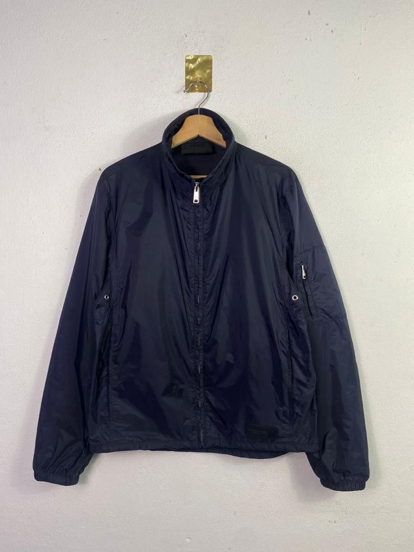 Prada Prada Nylon Funnel Neck Bomber Jacket Size US M / EU 48-50 / 2 - 3 Thumbnail
