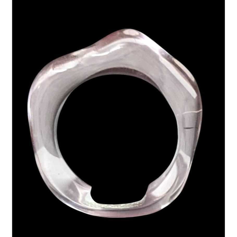 Other Abstract Pastel Pink Translucent Fashion Ring Size 8 Size ONE SIZE - 11 Thumbnail