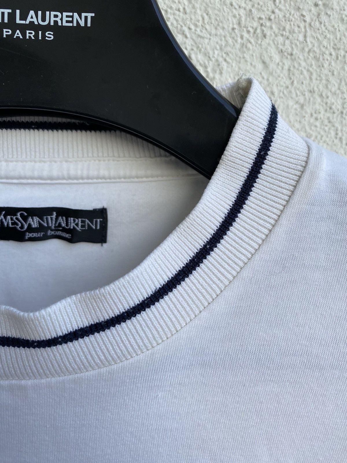 Yves Saint Laurent 90s YSL T-Shirt White Size US XL / EU 56 / 4 - 8 Thumbnail