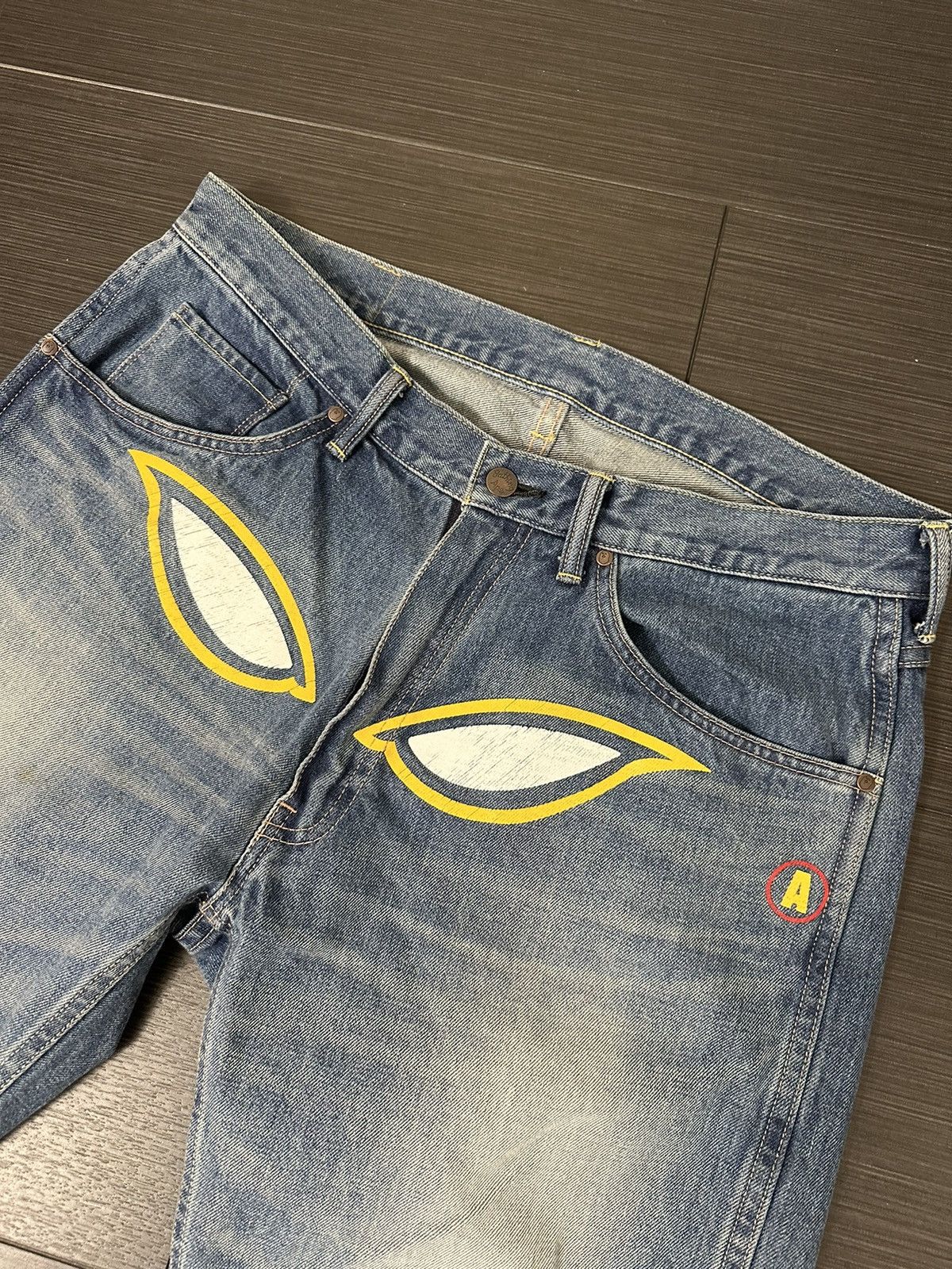 Bape Shadow Bape Loose Fit Denim Size US 34 / EU 50 - 2 Thumbnail