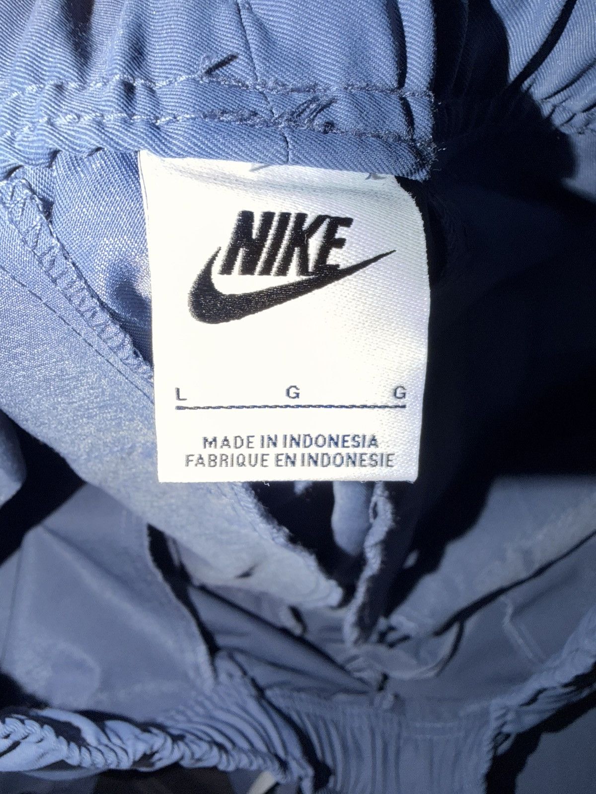 Nike Nike Light Blue Woven Track Pants Size US 36 / EU 52 - 3 Thumbnail