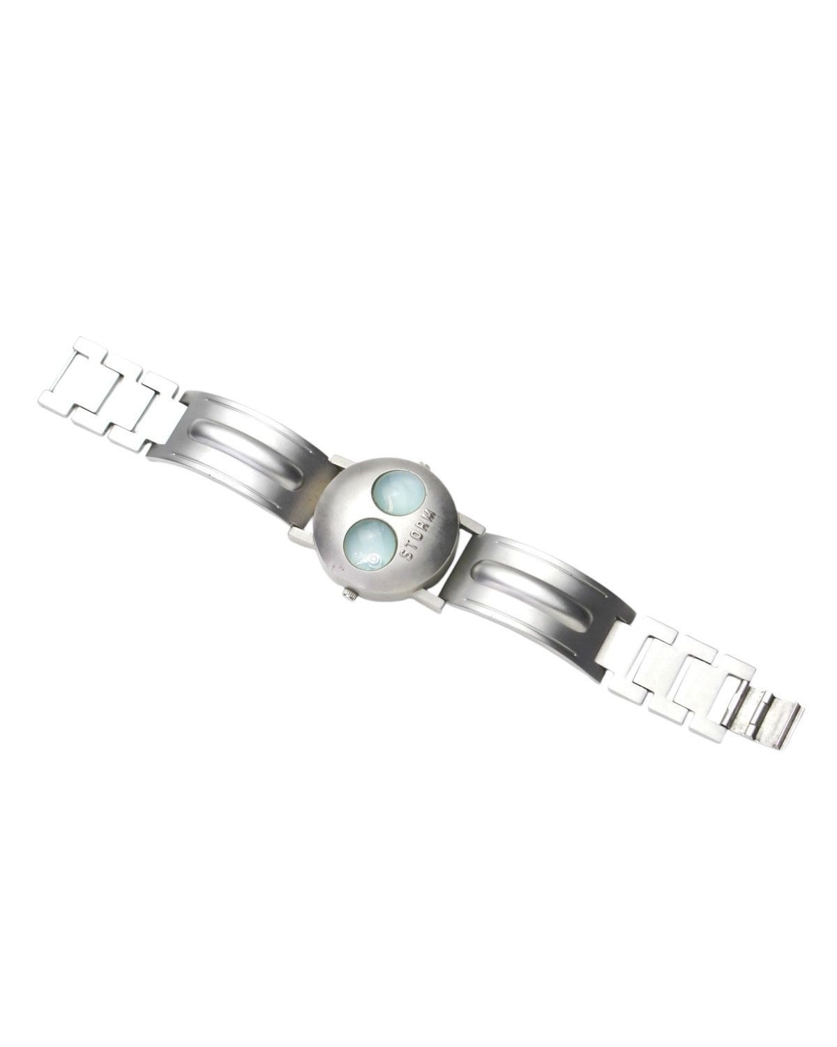 Vintage 2000S STORM UFO SPACE AGE DUAL-EYE DESIGN STEEL WATCH Size ONE SIZE - 3 Thumbnail