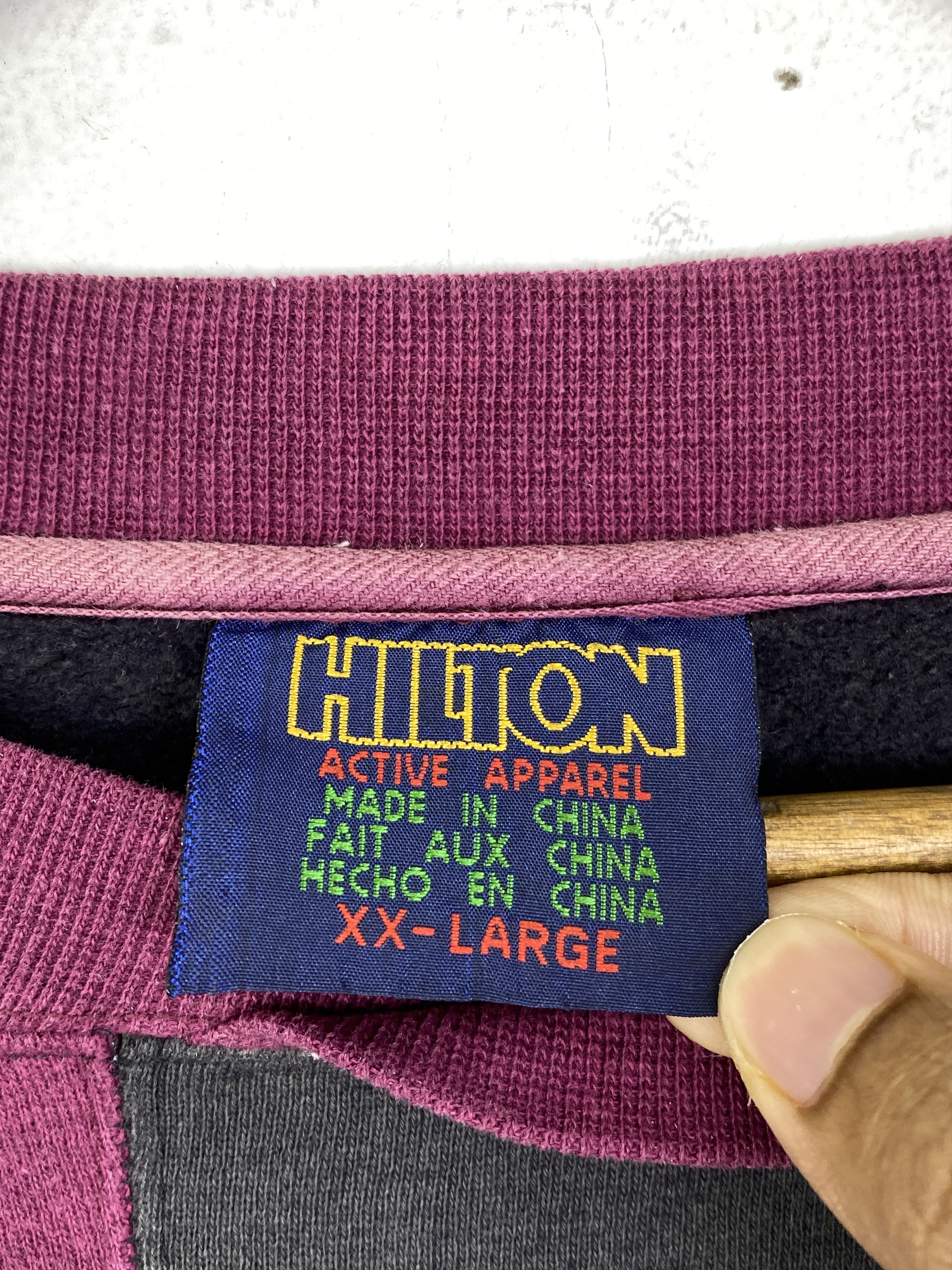 Vintage Vintage Hilton Wording Pullover Sweatshirt SH0251 Size US XXL / EU 58 / 5 - 5 Thumbnail