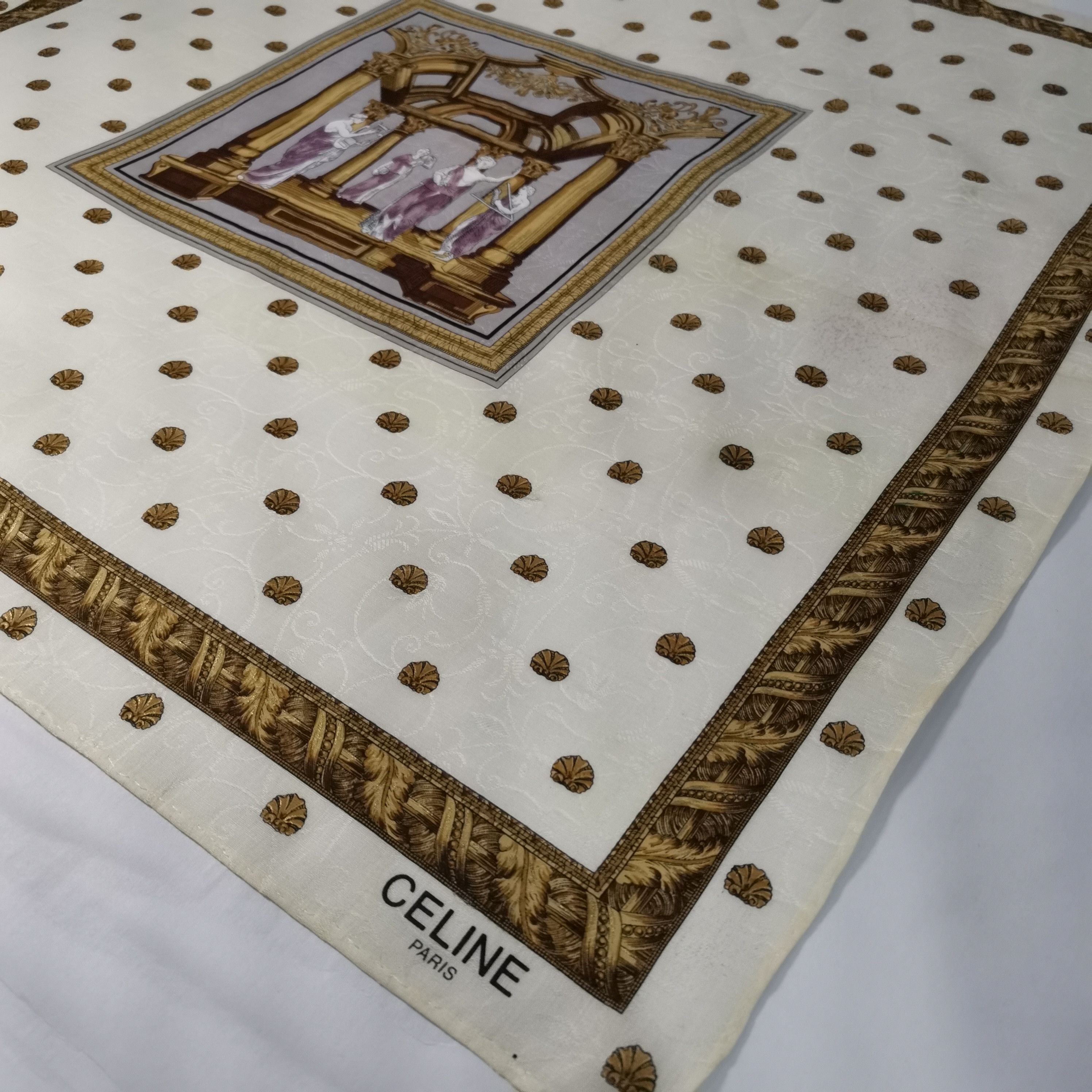 Celine CELINE HANDKERCHIEF/ BANDANA/ SCARF Size ONE SIZE - 4 Thumbnail