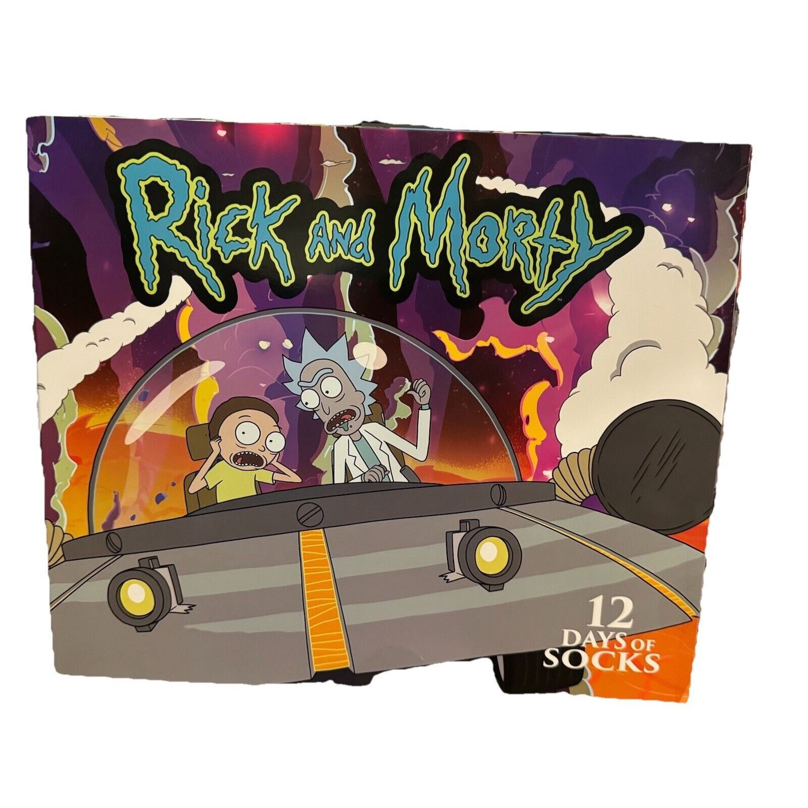 The Unbranded Brand Rick and Morty Christmas Advent 12 Socks 4crew 8 Low Cut Size ONE SIZE - 2 Thumbnail