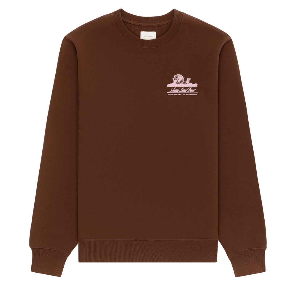 Aime Leon Dore Aimé Leon Dore Unisphere Crewneck Brown • L Size US L / EU 52-54 / 3 - 2 Thumbnail