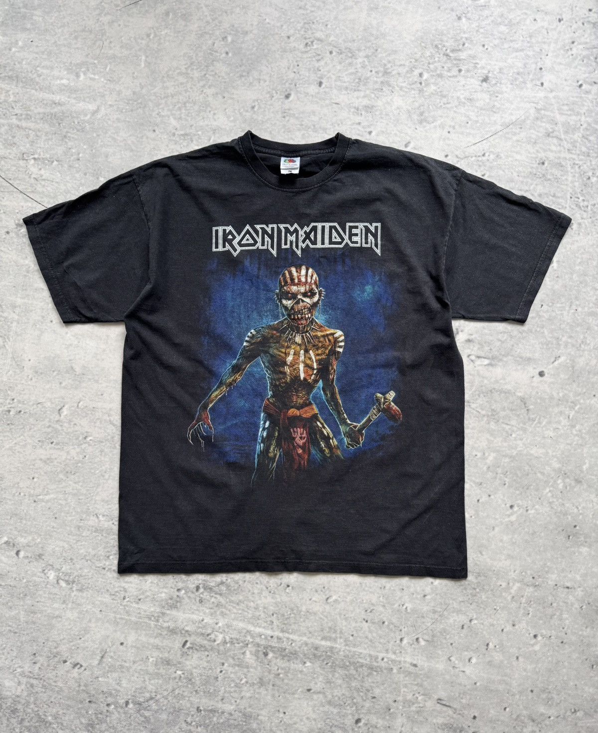 Fruit Of The Loom × Iron Maiden Iron Maiden 2017 tour big logo Size US XL / EU 56 / 4 - 1 Thumbnail