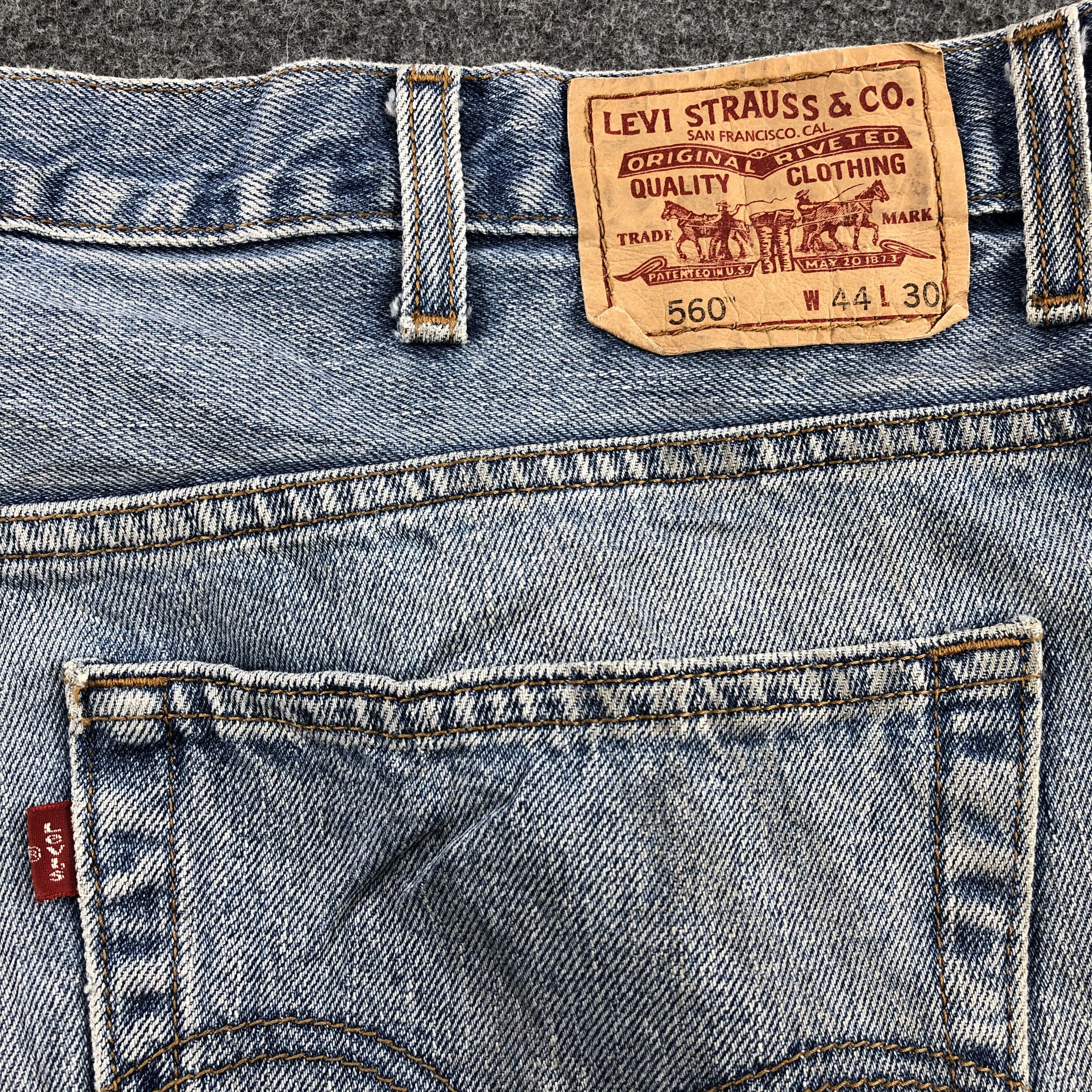 Levi's × Vintage 90s Vintage Light Wash Levis 560 Jeans-JM1688 Size US 44 / EU 60 - 6 Thumbnail