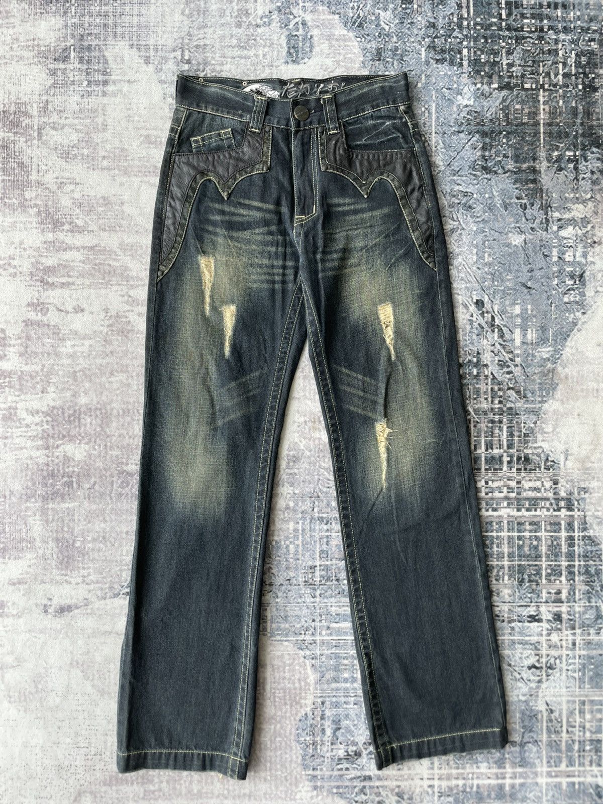 Japanese Brand × Tornado Mart × semanticdesign Big Train Studed Tornado Mart Style Jeans Size US 30 / EU 46 - 1 Thumbnail
