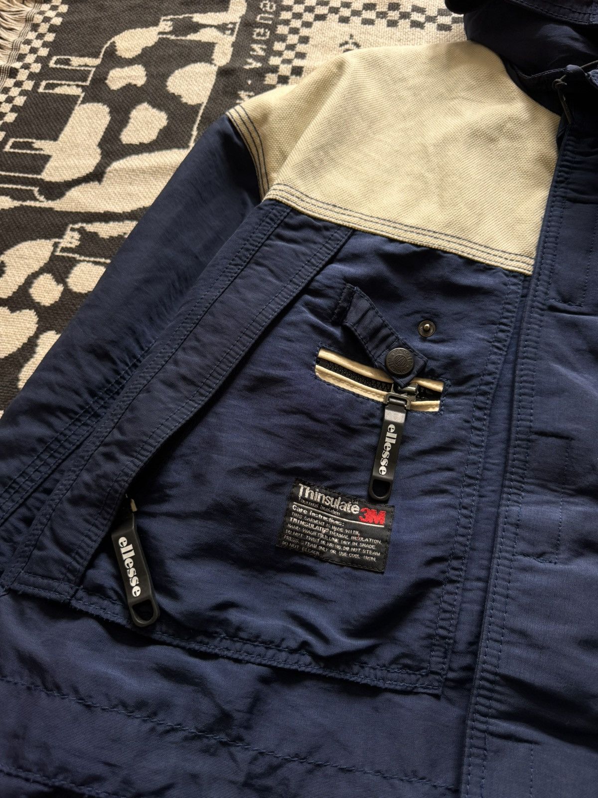Ellesse VINTAGE ELLESSE by GOLDWIN THINSULATE SKI JACKET GEAR Size US XL / EU 56 / 4 - 6 Thumbnail