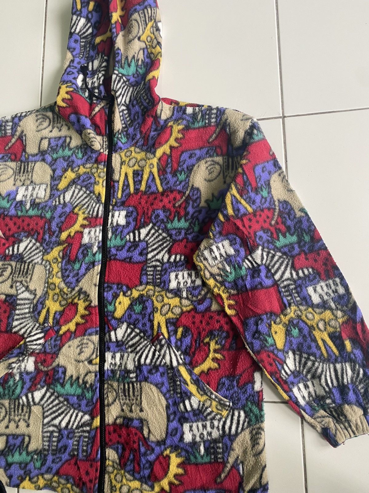 Habitat × Japanese Brand Animal Full printed Zip Up Hoodie Fleece Sweaters Size US XL / EU 56 / 4 - 3 Thumbnail