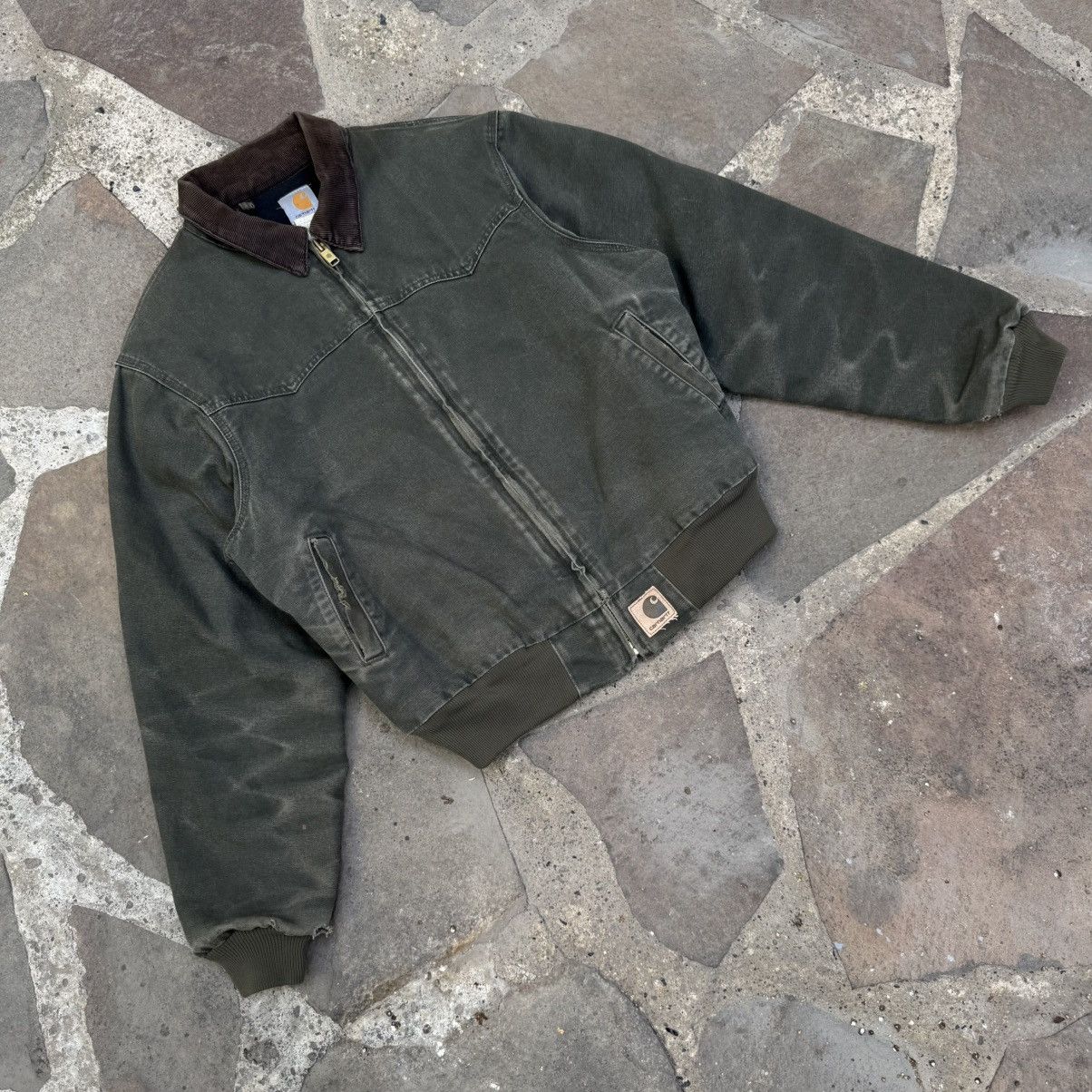 Carhartt 📦 SOLD 📦Vintage Carhartt Santa Fe Jacket J14 MOS Big Logo Size US L / EU 52-54 / 3 - 4 Thumbnail