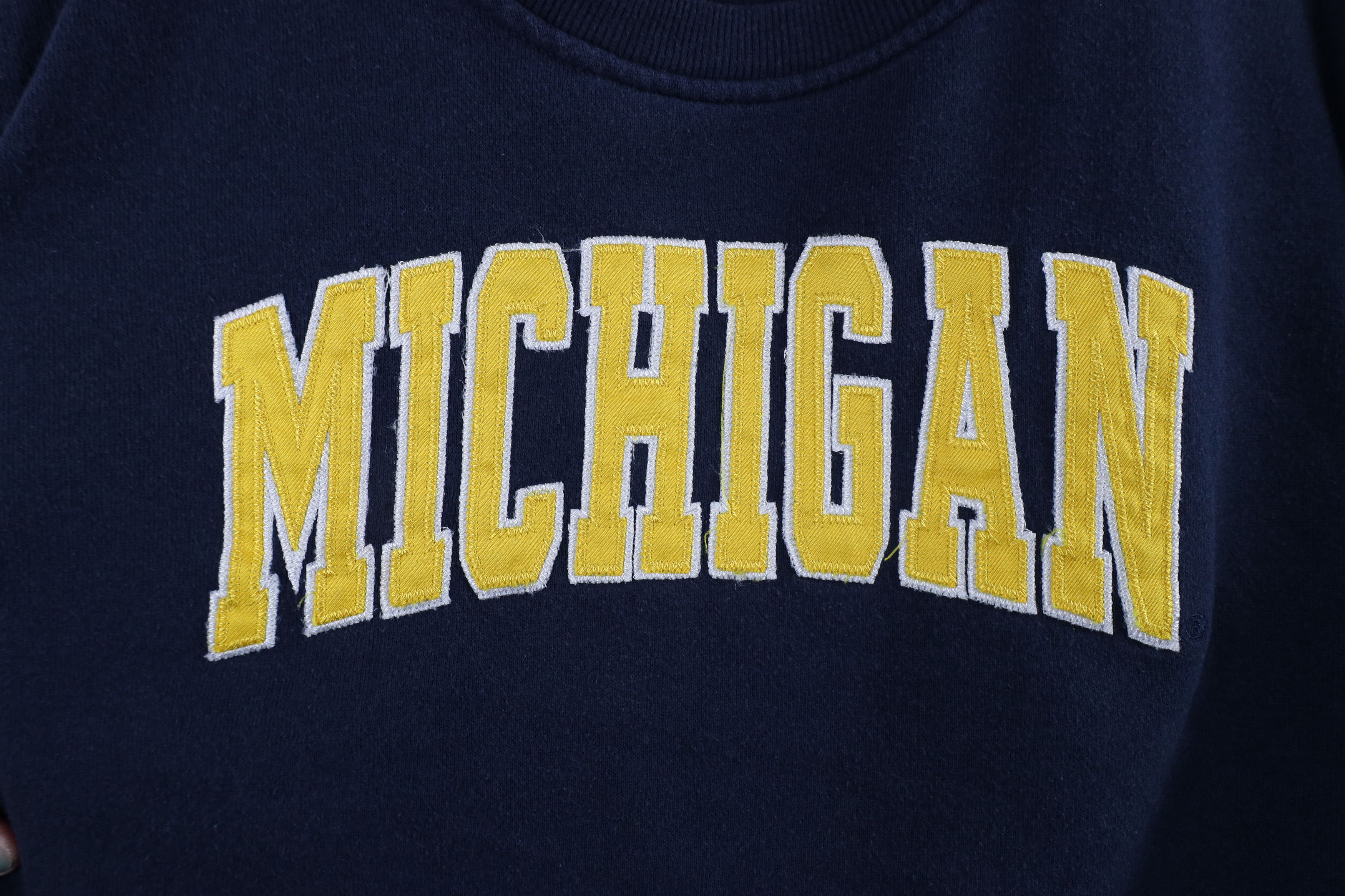 Vintage Vintage 90s University of Michigan Crewneck Sweatshirt Size S / US 4 / IT 40 - 6 Thumbnail