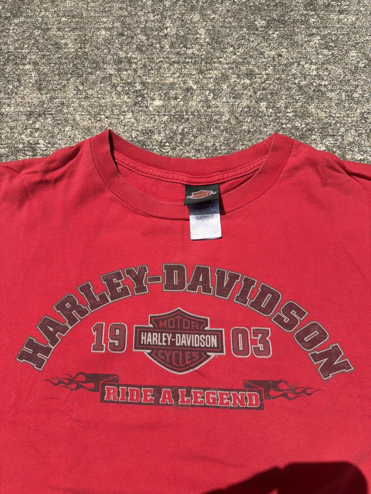 Vintage Harley “Ride a Legend” Tee Size US XXL / EU 58 / 5 - 2 Thumbnail
