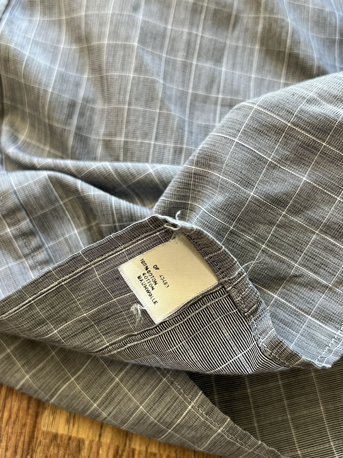 Dior 🩶 Christian Dior Checked Dress Shirt Made in FranceSize 43/5 Size US XL / EU 56 / 4 - 7 Thumbnail