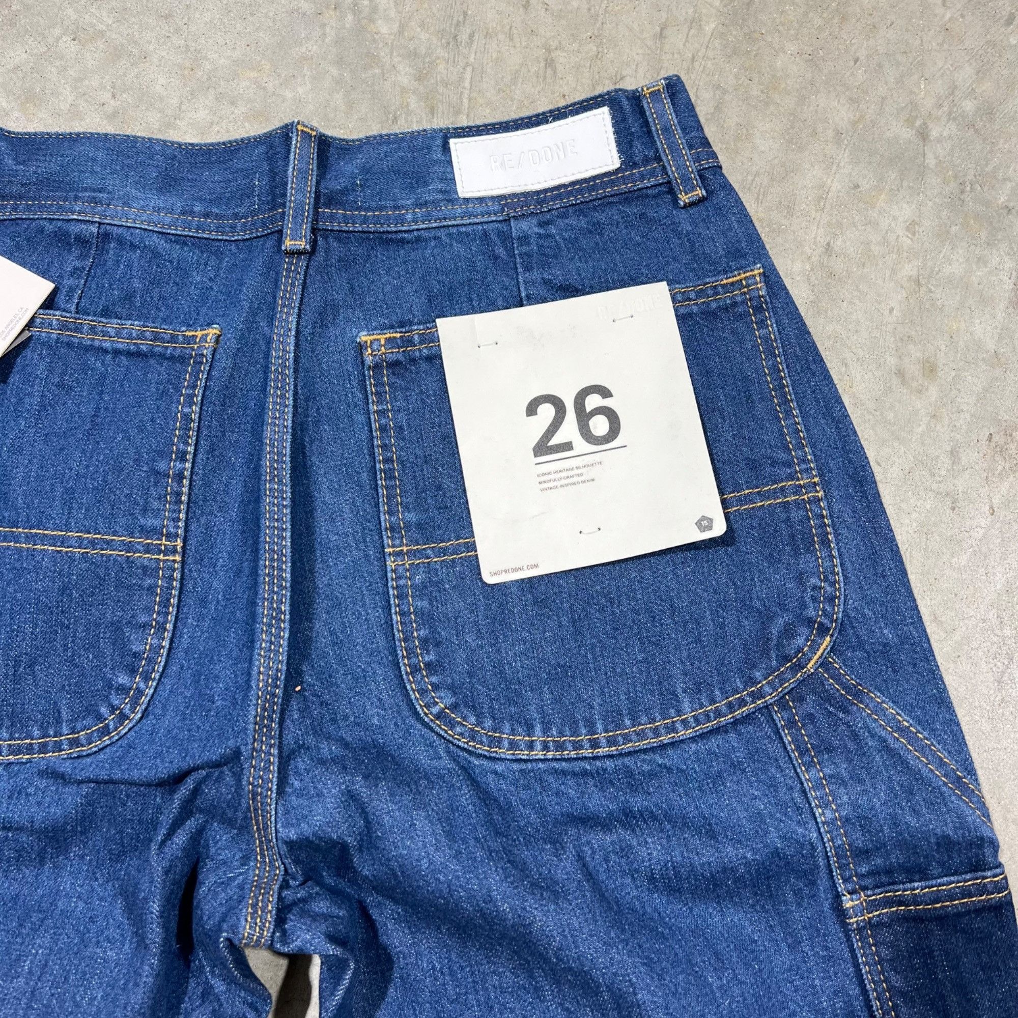 Levi's × RE/DONE $395 NWT RE/DONE x LEVI'S UTILITY LOOSE JEANS SZ 26 Size 26" / US 2 / IT 38 - 8 Thumbnail
