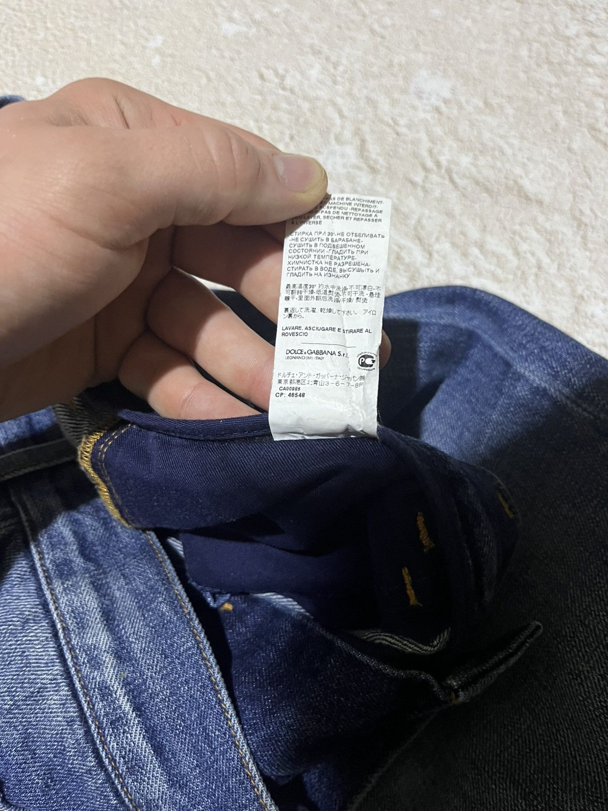 Dolce & Gabbana Dolce & Gabbana Classic Blue Denim Jeans Y2K Size US 32 / EU 48 - 10 Thumbnail