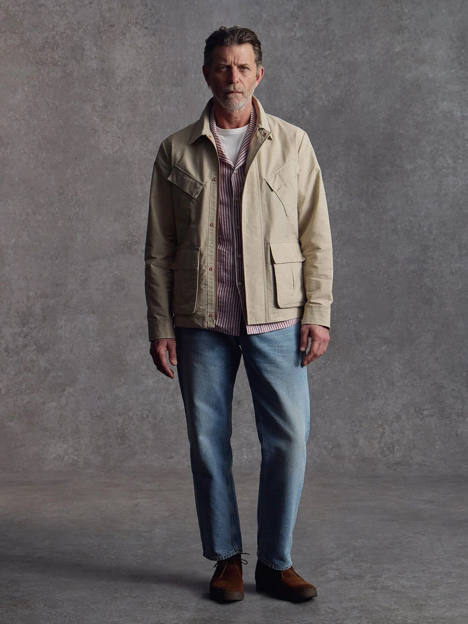 Private White V.C. Fitzrovia Ripstop Field Jacket Size US S / EU 44-46 / 1 - 14 Thumbnail