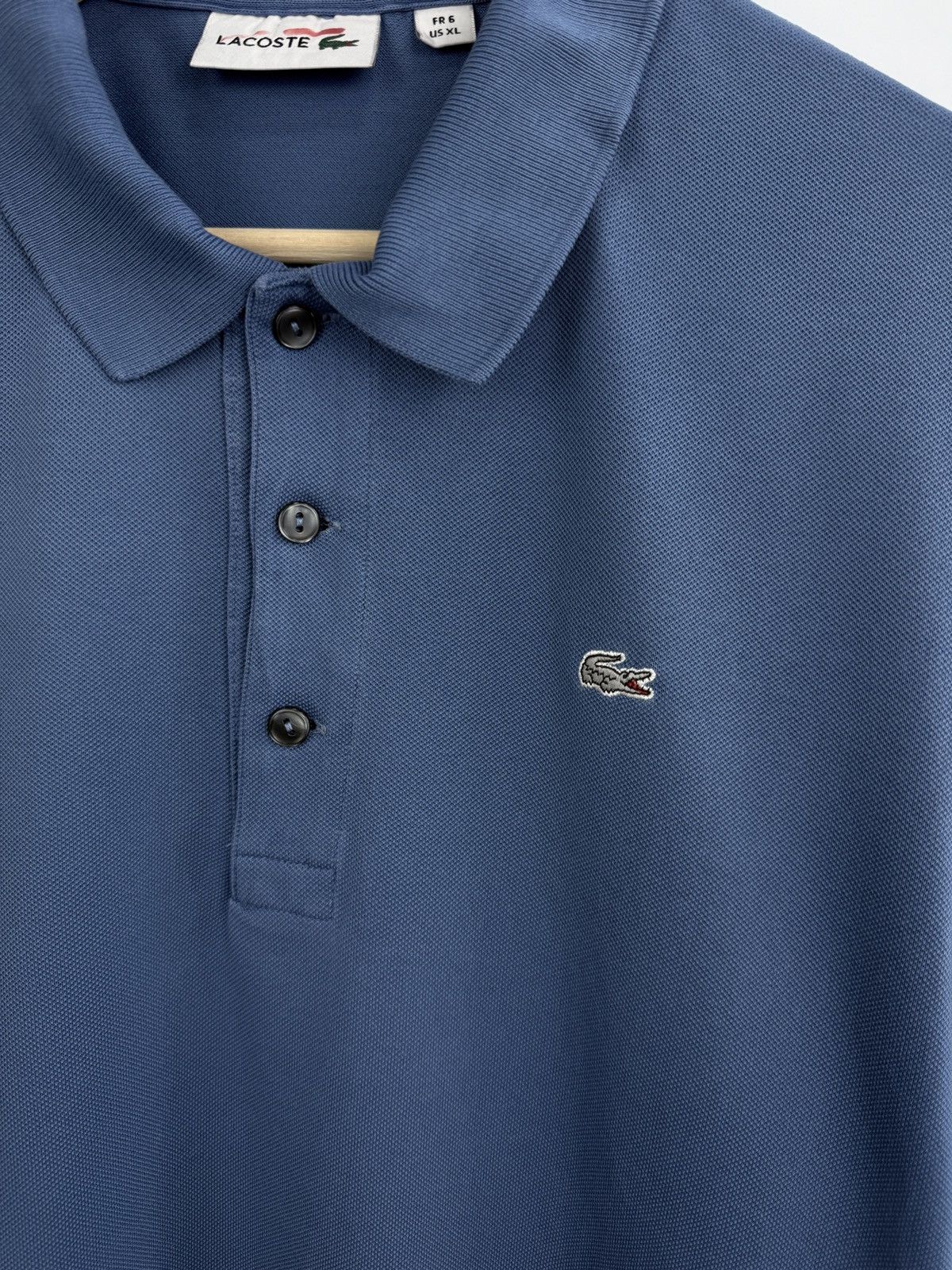 Lacoste 🇫🇷 Lacoste Classic Polo T-Shirt Made in France Retro Rare Size US XL / EU 56 / 4 - 5 Thumbnail