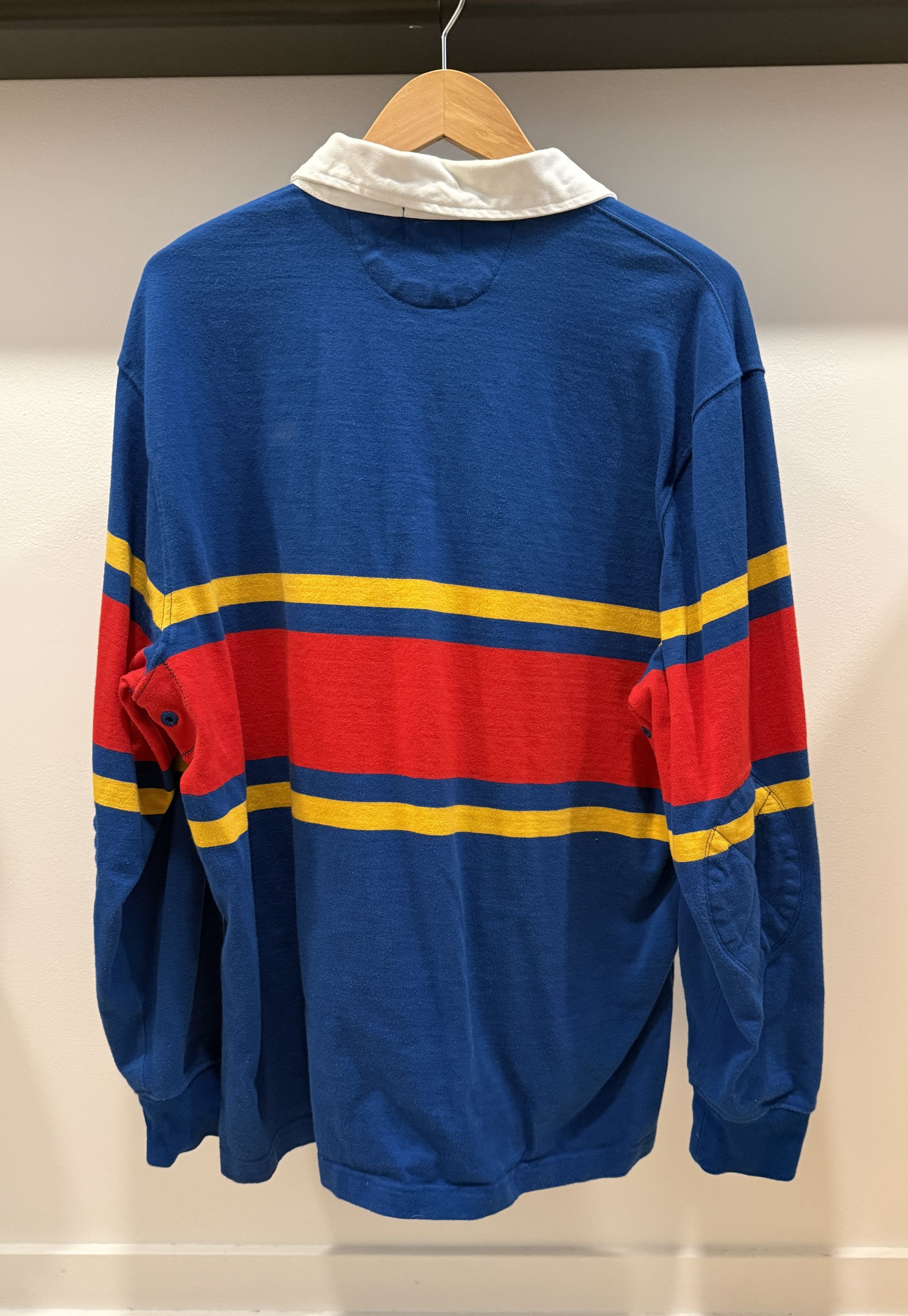 J.Crew J.Crew Color Block Rugby Polo L/s Size US XL / EU 56 / 4 - 3 Thumbnail
