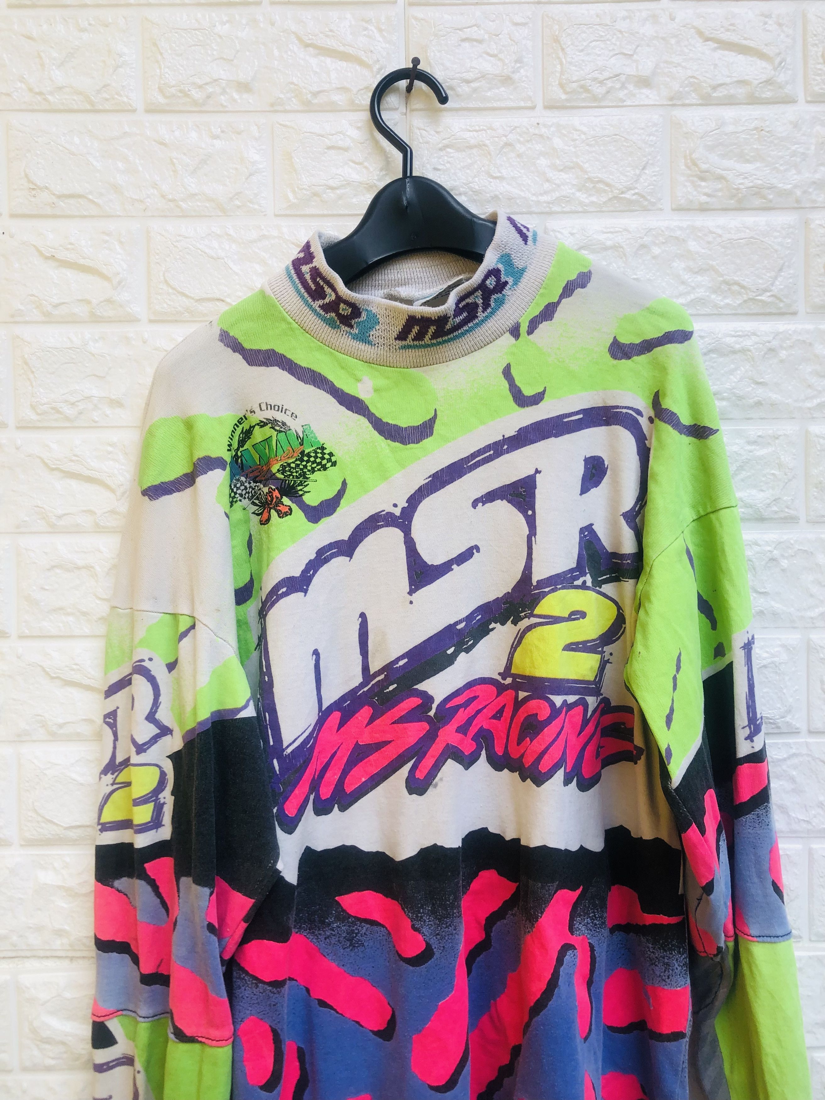 Japanese Brand × Vintage Vintage MSR Racing Motorsport Designer Fashion Style Size US L / EU 52-54 / 3 - 3 Thumbnail