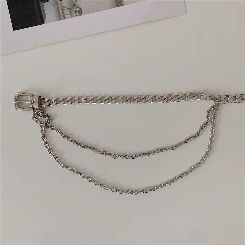 Designer Crazy Vintage Belt Riveted Belts Menswear Accessories Size ONE SIZE - 2 Thumbnail